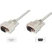 Digitus AK-610203-100-E seriële kabel Beige 10 m D-Sub9