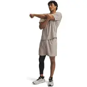 Under Armour Tech Woven Wordmark Trainingsbroekje Lichtgrijs Beige Zwart
