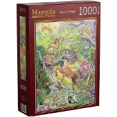 Magnolia puzzel 1000 stukjes - Thieves legpuzzel voor volwassenen.