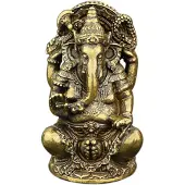 Torribaly Heer Ganesha Boeddhistisch Beeld Olifant God Sculpturen Beeldjes Messing H