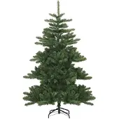 vidaXL Kunstmatige Hinged Kerstboom Groen 150 cm PVC en Staal