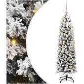 vidaXL Kunstkerstboom Groen 150 cm PVC en Staal en Kunststof