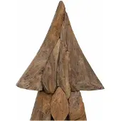 vidaXL Kerstboom Bruin 90 cm Massief Teakhout