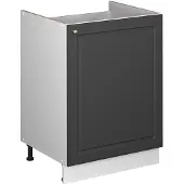Vicco Wastafelkast Fame-Line, Anthrazit-Gold Landhaus/Wit, 60 cm