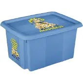 Keeeper opbergbox Karolina Minions Happiness, 15 L, lichtblauw, 380×295×205 mm