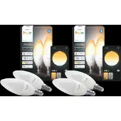 Philips Hue Kaarslamp White Ambiance E14 4-Pack