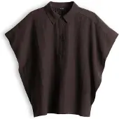 Opus Blouse 'Festelle' chocoladebruin