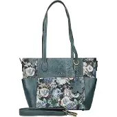LAURA VITA Handtas blauw / zwart / wit
