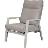 AVH-Collectie Vegas lounge tuinstoel verstelbaar aluminium latte