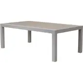 AVH-Collectie Vegas lounge tuintafel aluminium latte 120x70xH43 cm sintered stone