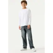 Garcia Jaysen jongens Jeans, 128, Blauw, Baggy fit