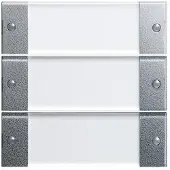 Gira 0213 326 - Aluminium - Wit - Geschikt voor alle merken - 1 stuk