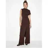 Bianco Lucci Jumpsuit 'Overalls' bruin