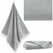 Zwoltex Paulo 3 Handdoek 50x100cm - Licht Grijs, Egyptisch Katoen