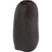 Woood glazen vaas 42x23x14 cm - donkerbruin