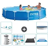 Intex Framezwembad, rond - 366x76 cm - 7-delig, model S20467