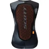 SCOTT - Rugbeschermers - Airflow W'S Caviar Black/Dark Grey voor Dames - Maat S - Grijs