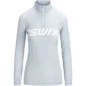 Swix RaceX Merino Half Zip, dames, blauw