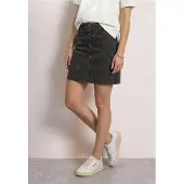 Street One Dames Kniehoge rok met luipaardprint - 34
