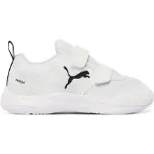 Puma Varion 3 V junior imitatieleren voetbalschoenen - wit/zwart Jongens/Meisjes Imitatieleer - maat 35