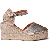 Toni pons Dames leren espadrille met sleehak | MAGDA-P