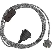 Creative Cables Snakebis Zig-zag Shade Ready E14 Lamphouder Met Snoer