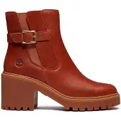 Timberland Women Stone Heights Mid Chelsea Boot Rust Full Grain-Schoenmaat 40