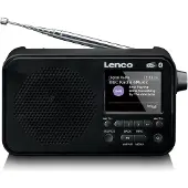 Lenco Draagbare DAB+ FM-radio met Bluetooth 2,4" TFT-scherm Zwart - PDR-036BK