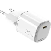Celly UPTC1USBC20WWH oplader voor mobiele apparatuur Microfoon, Smartphone, Smartwatch, Tablet, Telefoon Wit USB Binnen