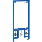 vidaXL Wandsteun voor bidetsysteem Blauw 50 x 3 x 112 cm