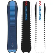 Salomon Snowboard - Snowboards - Dancehaul 2027 voor Heren van Hout - Maat 147 cm - Blauw