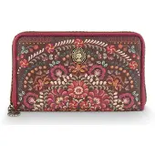 Pip studio Portemonnee Willow Wallet Ricamo Dark Red