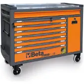 Beta gereedschapswagen 8 laden, 1061-delig, BW 2400 RSC24AXXL-O, oranje