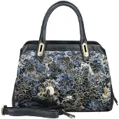 LAURA VITA Handtas blauw / goud / zwart