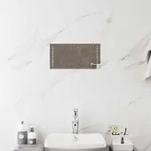 Syfax LED Badkamer Spiegel Doorzichtig 40 x 20 cm gehard glas