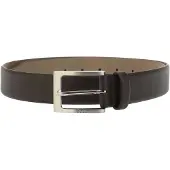 BOSS Heren leren riem (Zwart)