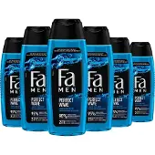 Fa Men Perfect Wave douchegel - 6 x 250 ml - voordeelverpakking