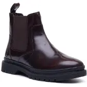 Hush puppies Jamie Leren Heren Bordeaux Boots