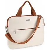 Zagatto Laptoptassen 15,6" licht van gewicht, ruim, beige,