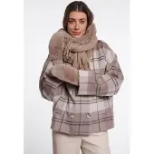 Rino & Pelle faux fur gloves oxo 7002612 11100 mocha latte