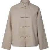 Pieces Pcaiken Jas Dames Beige L