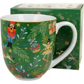 Duo XXL Kerstmok "De Notenkraker" - 1000 ml Porselein