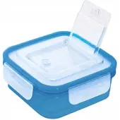 BranQ Q-Lock Vierkante Voedselcontainer 0,4L Blauw