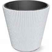 Prosperplast Milly Bloempot met Inzetstuk - Wit - 24cm