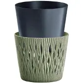 Prosperplast Groene ECO Pot met inzet, Ø 12,8 cm