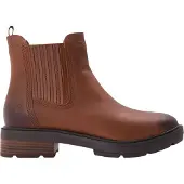 Timberland Leren Chelsea-laarzen met blokhak voor dames (Medium Bruin)