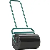 Outsunny Tuinwals Vulbaar met Water of Zand - Gazonroller Grasroller Tuinroller - Donkergroen