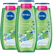 Nivea 3x Douchegel Orchard Breeze 250 ml