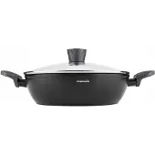 Florina Bono Inductiepan 20 cm, 1.6L, Zwart - Snelkookpan