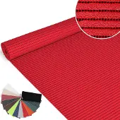 ANRO Badmat Vuurrood 130x220cm Antislip Douchemat Afwasbaar Sneldrogend
